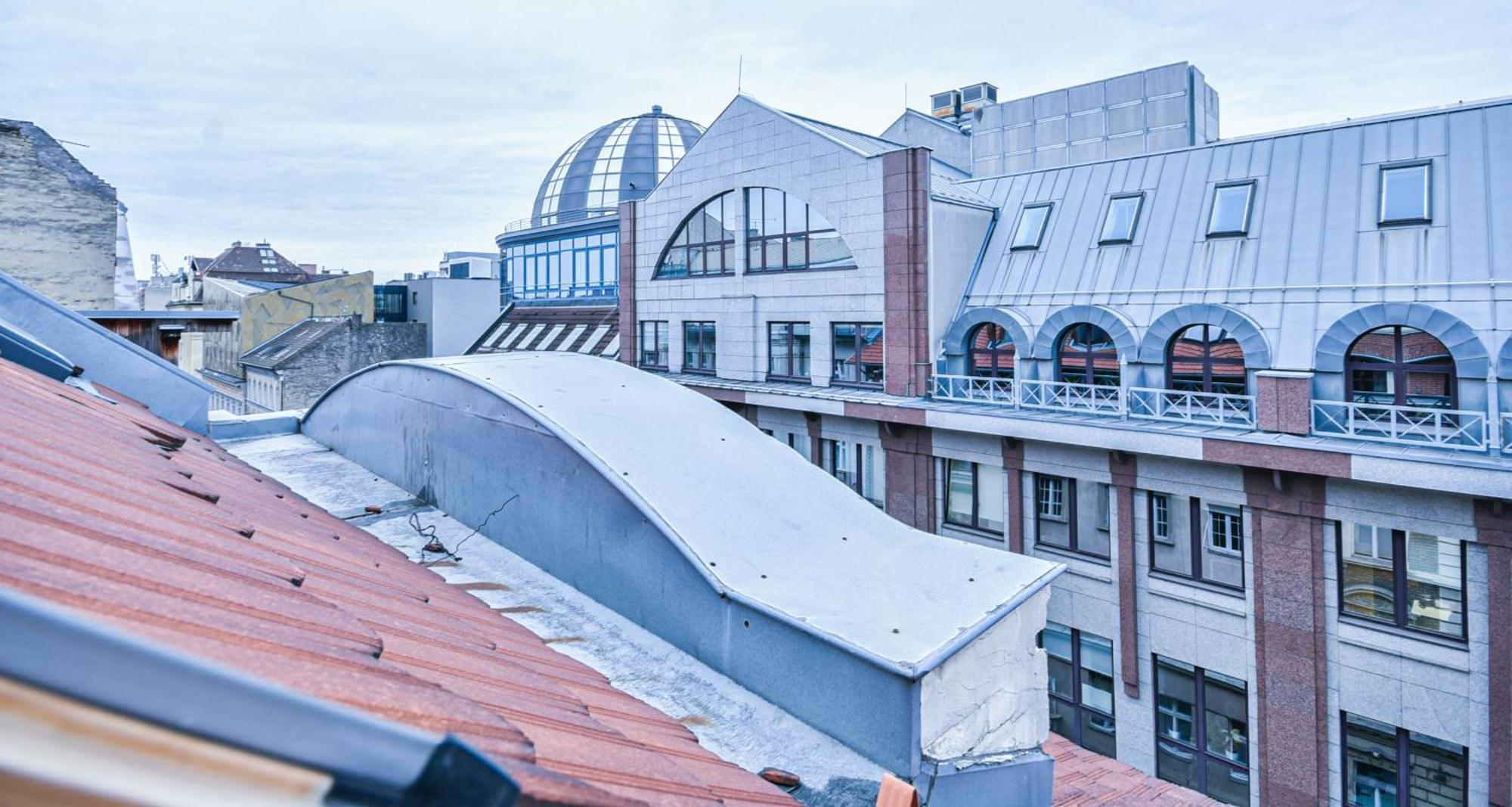 Roof Top Penthouse Lägenhet Budapest Exteriör bild