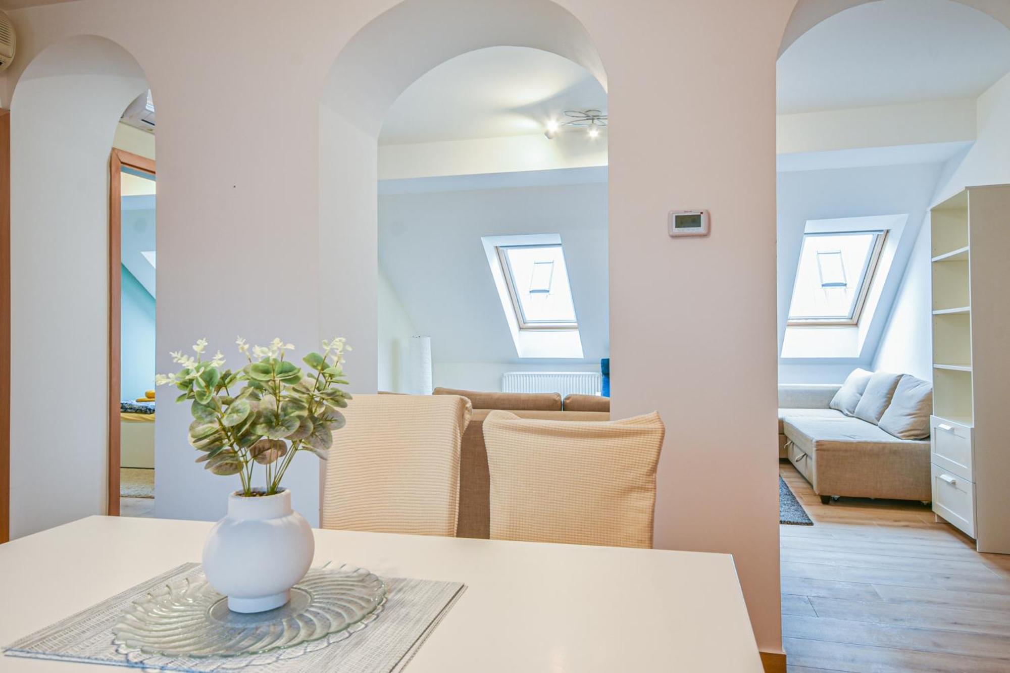 Roof Top Penthouse Lägenhet Budapest Exteriör bild